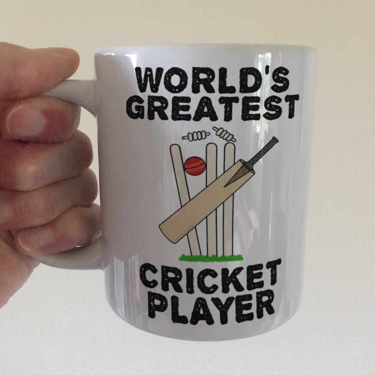 Funny Cricket Mug - World's Greatest Cricket Player - Gift For Cricketer - Sport Teacher Mug