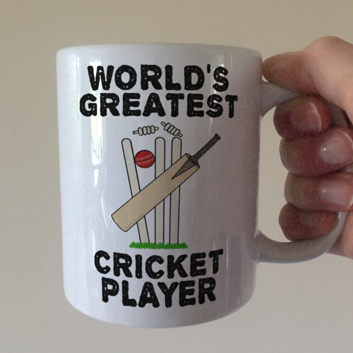 Funny Cricket Mug - World's Greatest Cricket Player - Gift For Cricketer - Sport Teacher Mug