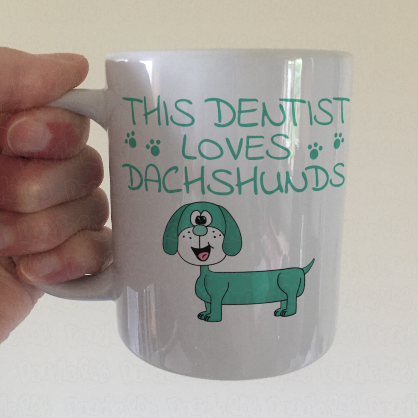 Dentist Dachshund Mug - This Dentist Loves Dachshunds - Dog Lover Gift For Dentist