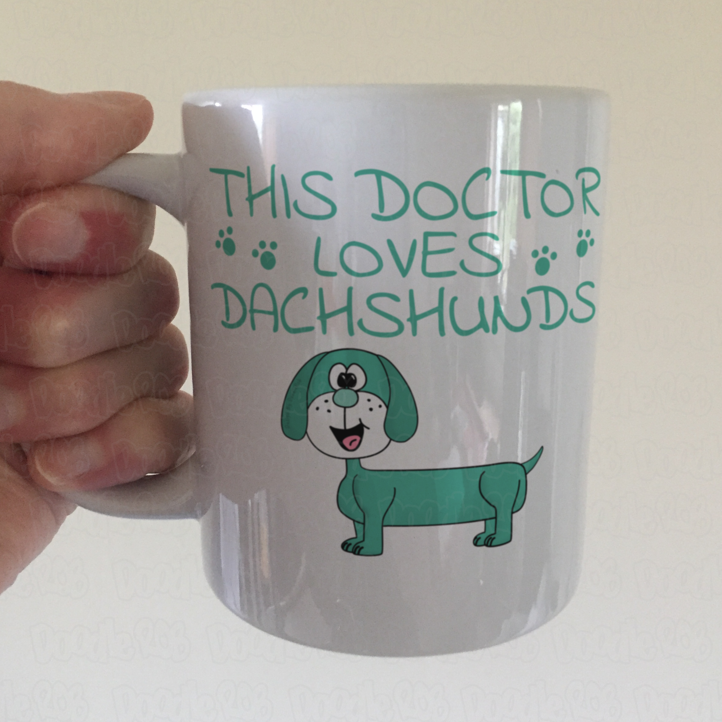 Doctor Dachshund Mug - This Doctor Loves Dachshunds - Dog Lover Gift For Doctor