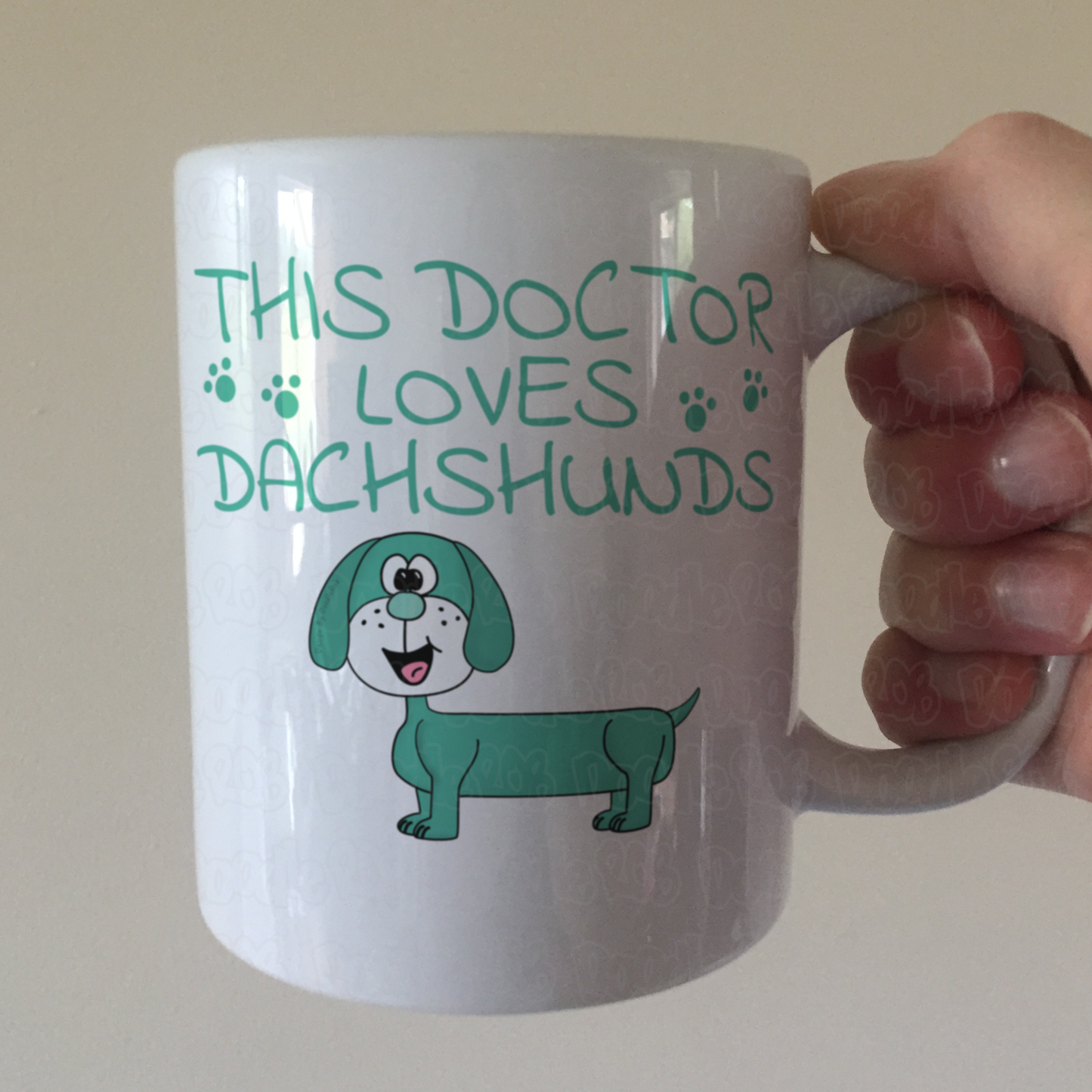 Doctor Dachshund Mug - This Doctor Loves Dachshunds - Dog Lover Gift For Doctor