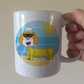 Dachshund Summer Mug - Dog Lover Mug - Funny Sausage Dog Mug
