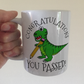 Dinosaur School Mug - Congratulations You Passed - GCSE Exam Gift - School Exam Gift