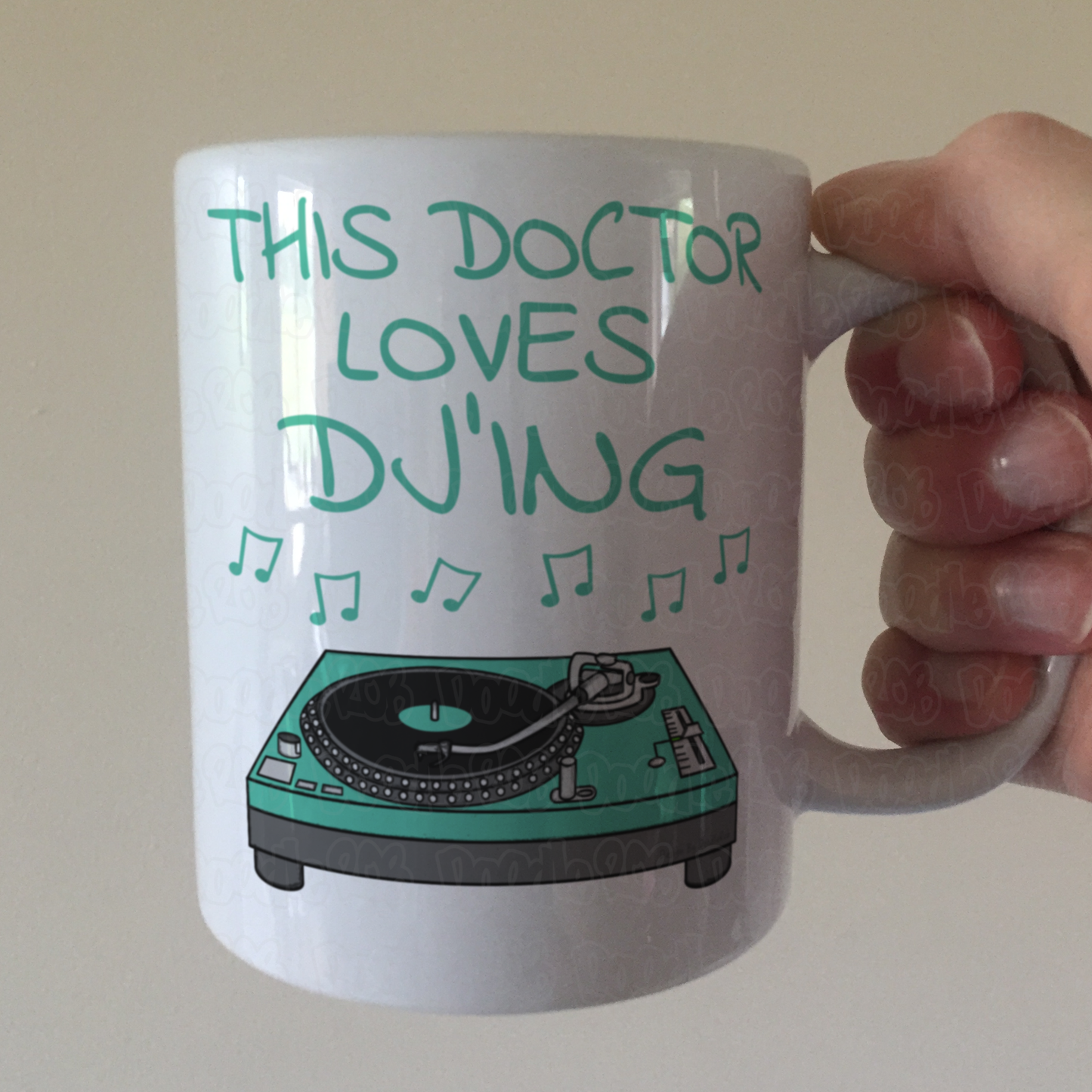 Doctor DJ Mug - This Doctor Loves DJ'ing - Musician Gift For Doctor