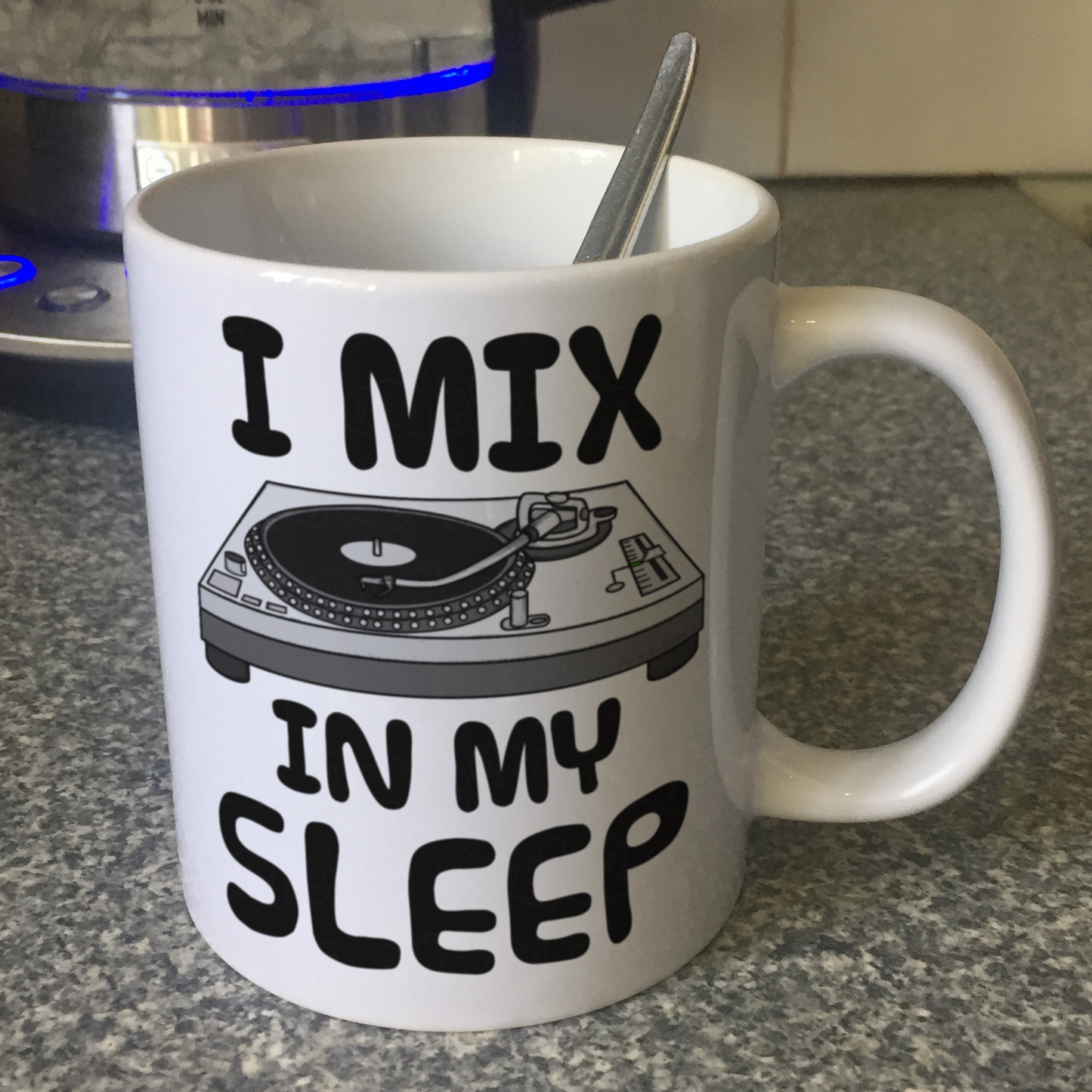 Funny DJ Mug - I Mix In My Sleep - Music Producer Musician Gift