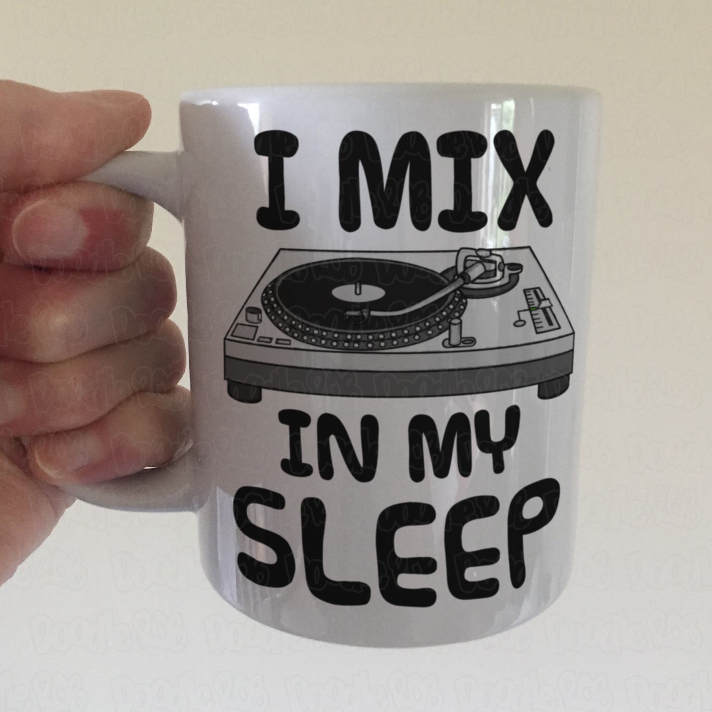 Funny DJ Mug - I Mix In My Sleep - Music Producer Musician Gift