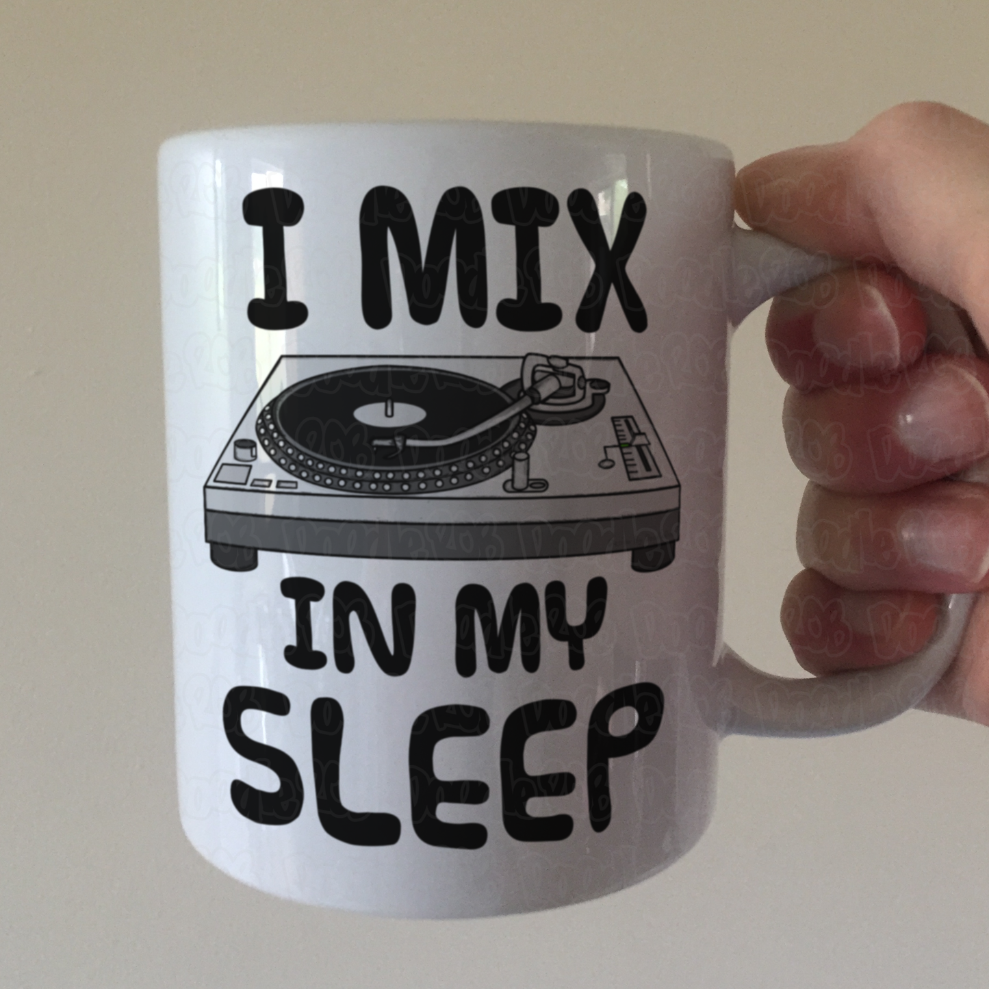 Funny DJ Mug - I Mix In My Sleep - Music Producer Musician Gift