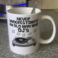 Funny DJ Mug - Never Underestimate An Old Man Who DJ's - Music Producer Musician Gift For Him