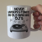 Funny DJ Mug - Never Underestimate An Old Man Who DJ's - Music Producer Musician Gift For Him