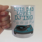 DJ Father's Day Mug - This Dad Loves DJ'ing - Music Producer Musician Gift