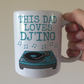 DJ Father's Day Mug - This Dad Loves DJ'ing - Music Producer Musician Gift