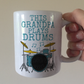 Drummer Father's Day Mug - This Grandpa Plays Drums - Percussionist Musician Gift
