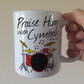 Church Drummer Mug - Praise Him With Cymbals (Psalm 150) - Christian Musician Gift