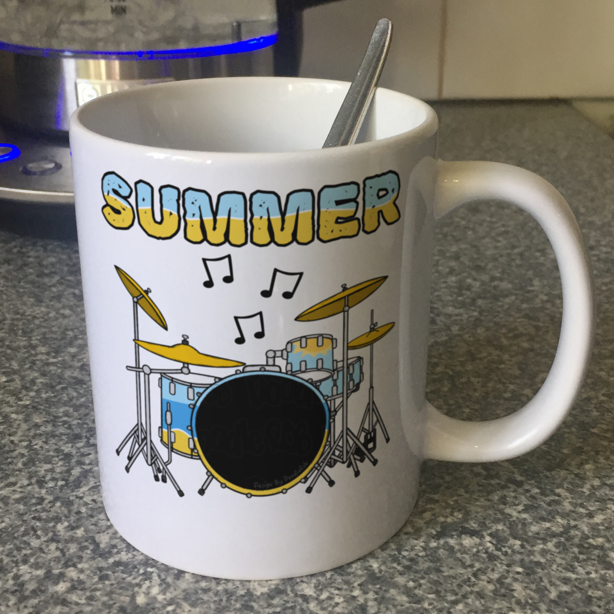 Dummer Summer Mug - Drum Teacher Mug - Summer Musician Gift