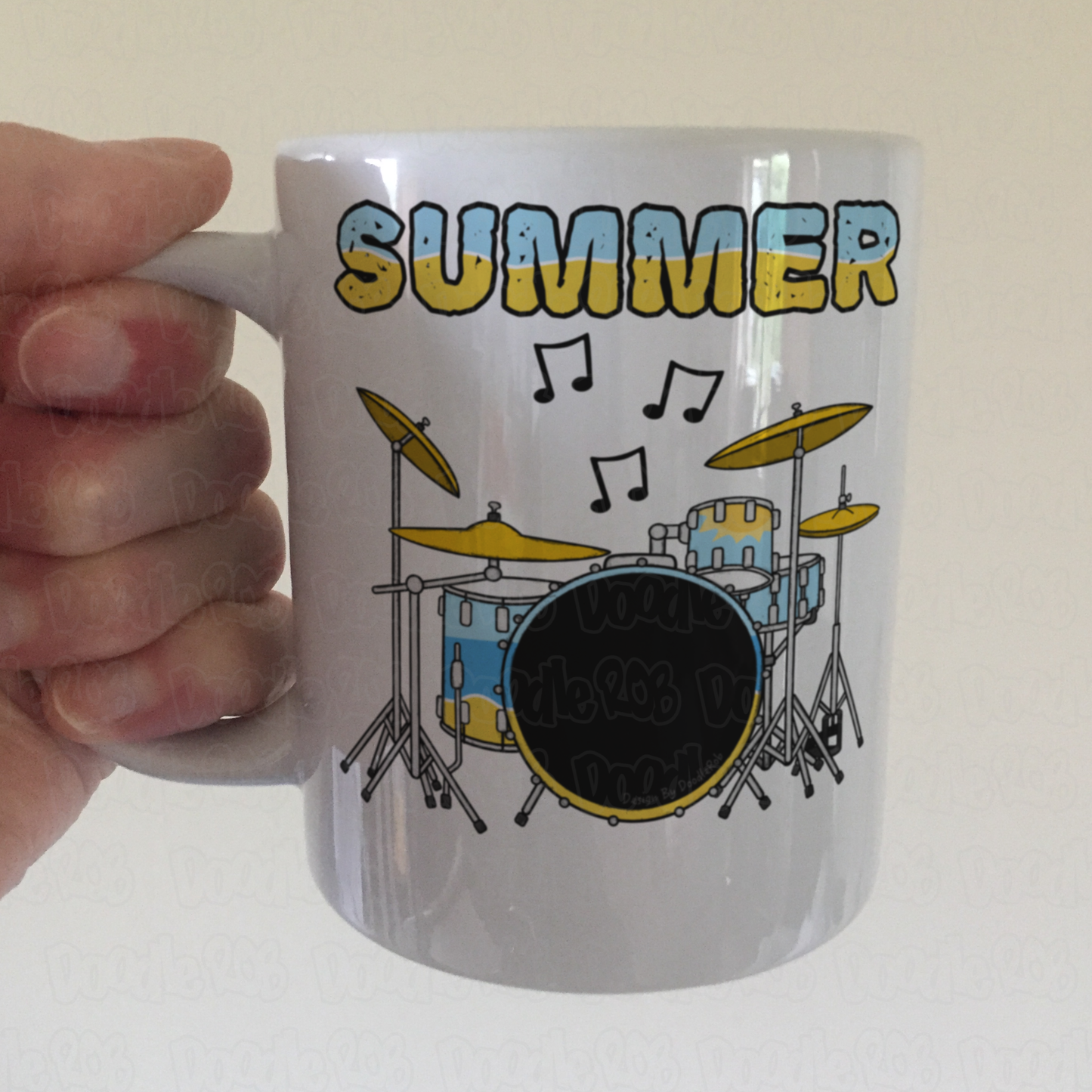 Dummer Summer Mug - Drum Teacher Mug - Summer Musician Gift