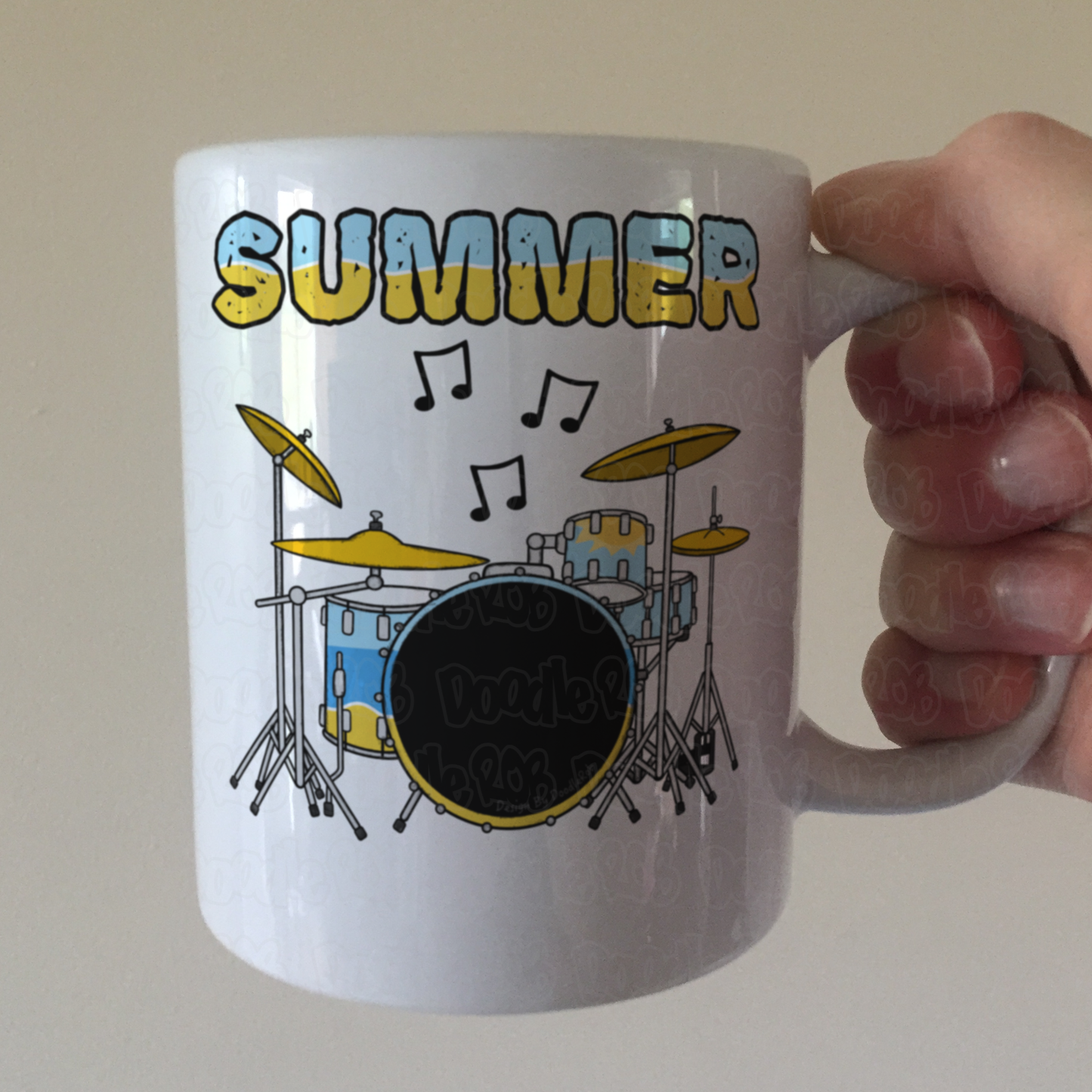 Dummer Summer Mug - Drum Teacher Mug - Summer Musician Gift