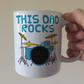 Dad Drummer Mug - This Dad Plays Rocks - Father's Day Musician Gift