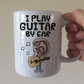 Funny Acoustic Guitar Mug - I Play Guitar By Ear - Gift For Acoustic Guitarist