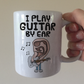 Funny Electric Guitar Mug - I Play Guitar By Ear - Electric Guitarist Gift