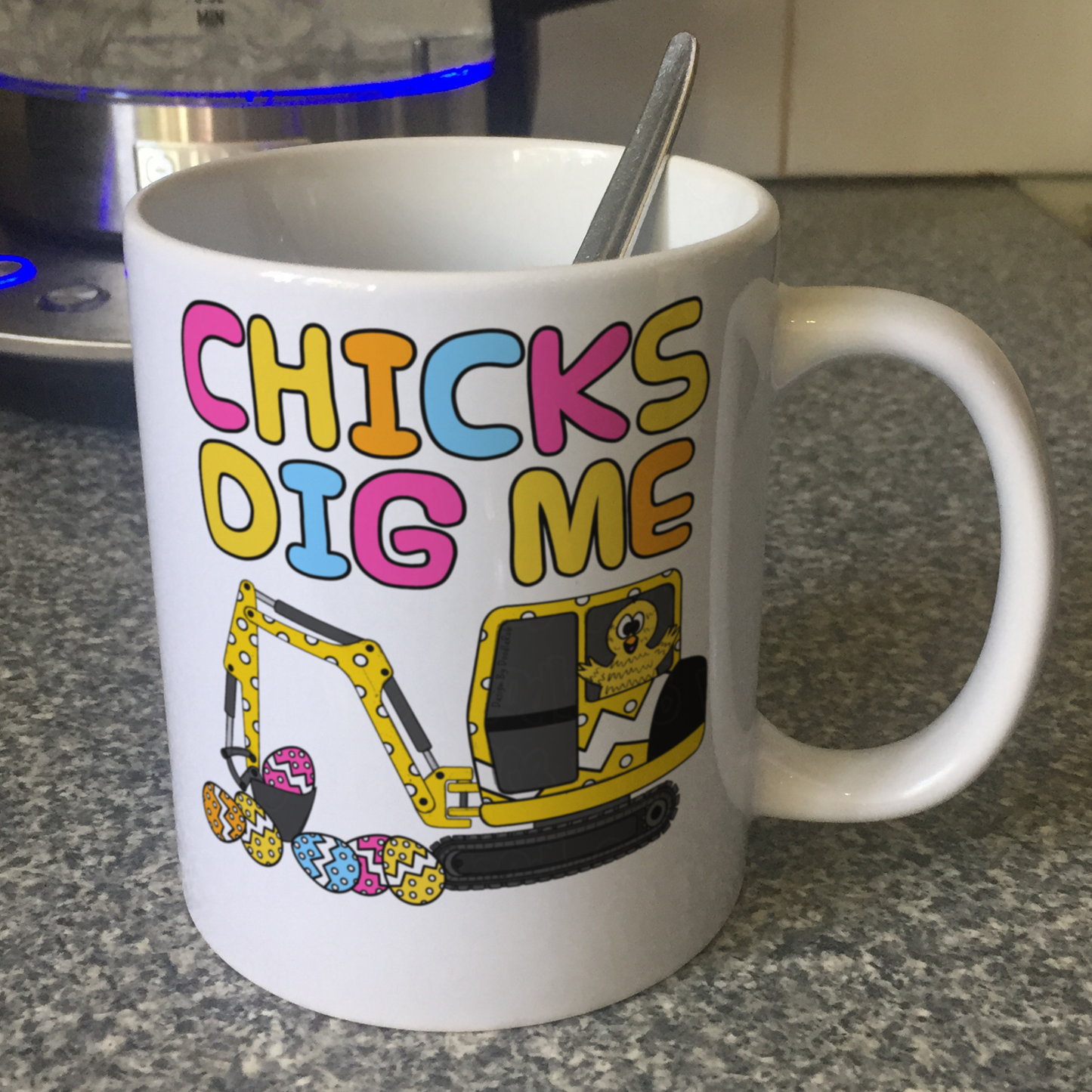 Easter Chick Mug - Chicks Dig Me - Easter Gift For Him