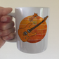 Autumn Electric Guitar Mug - Gift For Guitarist - Guitar Teacher Back To School Gift