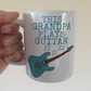Electric Guitar Father's Day Mug - This Grandpa Plays Guitar - Guitarist Musician Gift