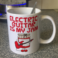 Funny Electric Guitar Mug - Playing Guitar Is My Jam - Gift For Guitarist - Music Teacher Gift