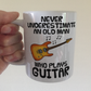 Funny Electric Guitar Mug - Never Underestimate An Old Man Who Plays Guitar - Guitarist Musician Gift For Him