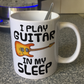 Funny Electric Guitar Mug - I Play Guitar In My Sleep - Guitarist Musician Gift