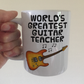 Guitar Teacher Mug - World's Greatest Guitar Teacher - Gift For Electric Guitarist