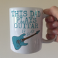 Electric Guitar Father's Day Mug - This Dad Plays Guitar - Guitarist Musician Gift