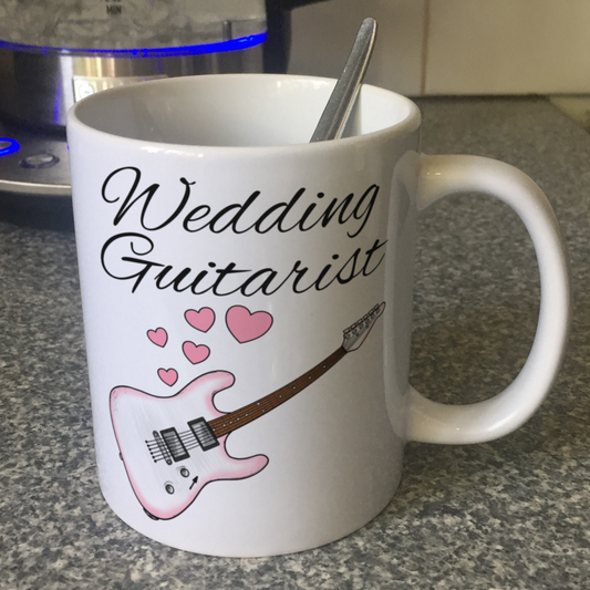 Electric Guitar Wedding Mug - Guitarist Musician Gift