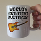 Electric Guitar Mug - World's Greatest Guitarist - Guitar Teacher Gift