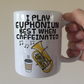 Euphonium Coffee Mug - I Play Euphonium Best When Caffeinated - Brass Musician Gift