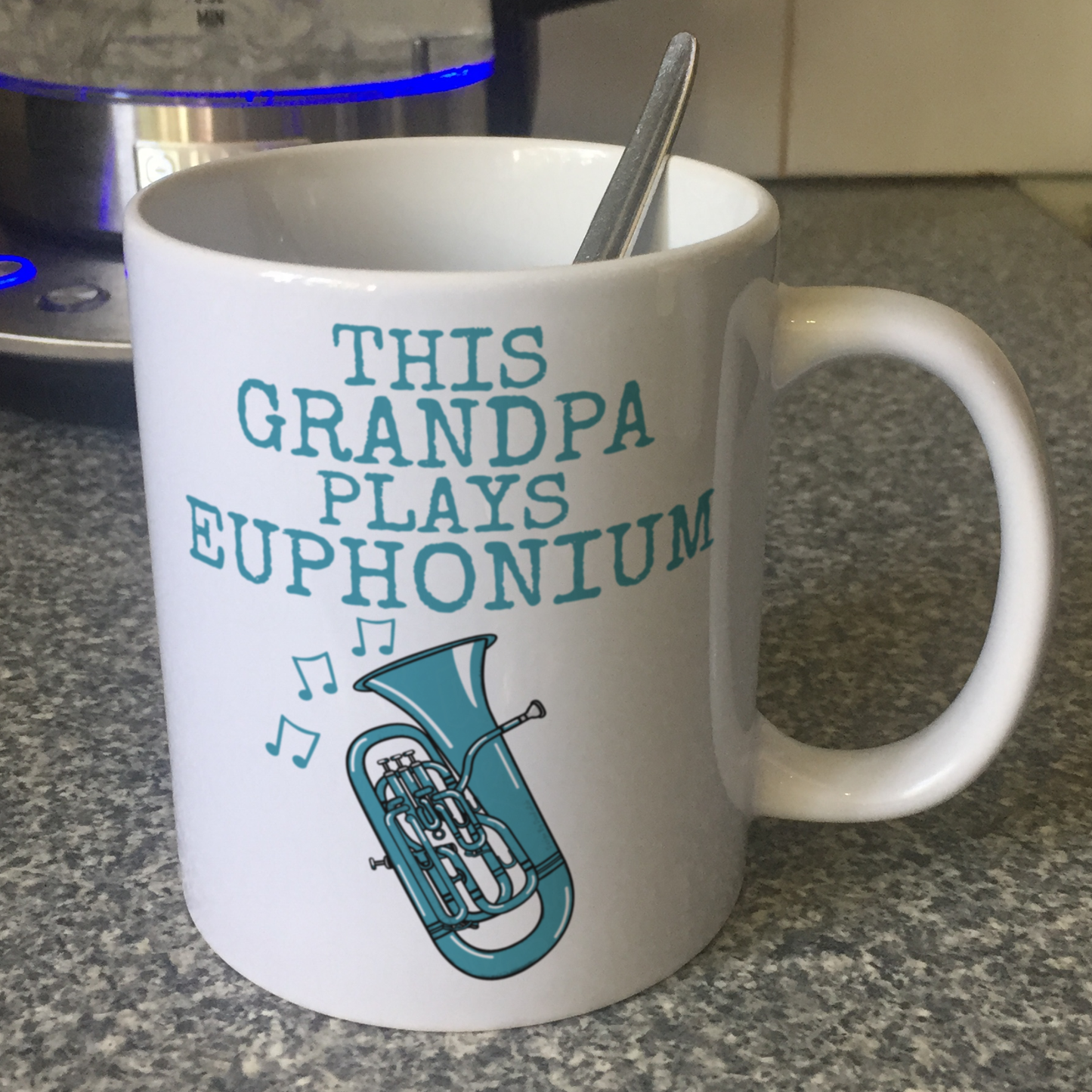 Euphonium Father's Day Mug - This Grandpa Plays Euphonium - Brass Musician Gift