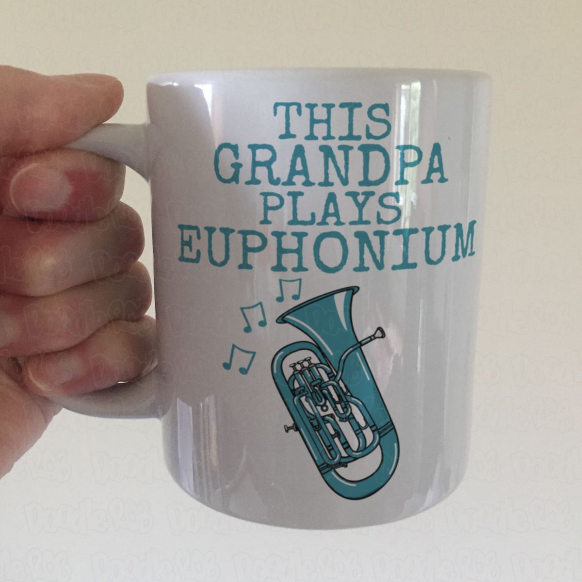 Euphonium Father's Day Mug - This Grandpa Plays Euphonium - Brass Musician Gift