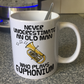 Funny Euphonium Mug - Never Underestimate An Old Man Who Plays Euphonium - Brass Musician Gift For Him