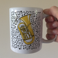 Euphonium Musical Notes Mug - Gift For Euphoniumist - Brass Musician Gift