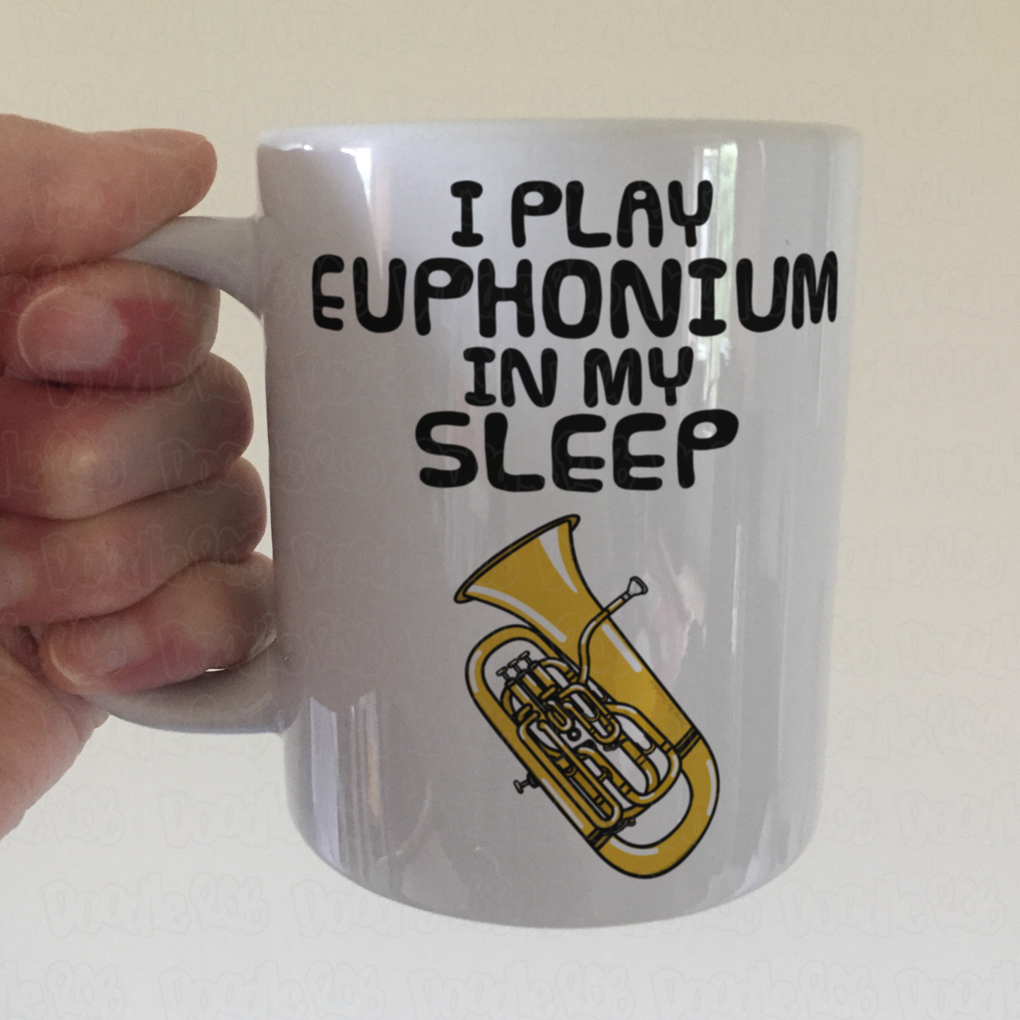 Funny Euphonium Mug - I Play Euphonium In My Sleep - Brass Musician Gift