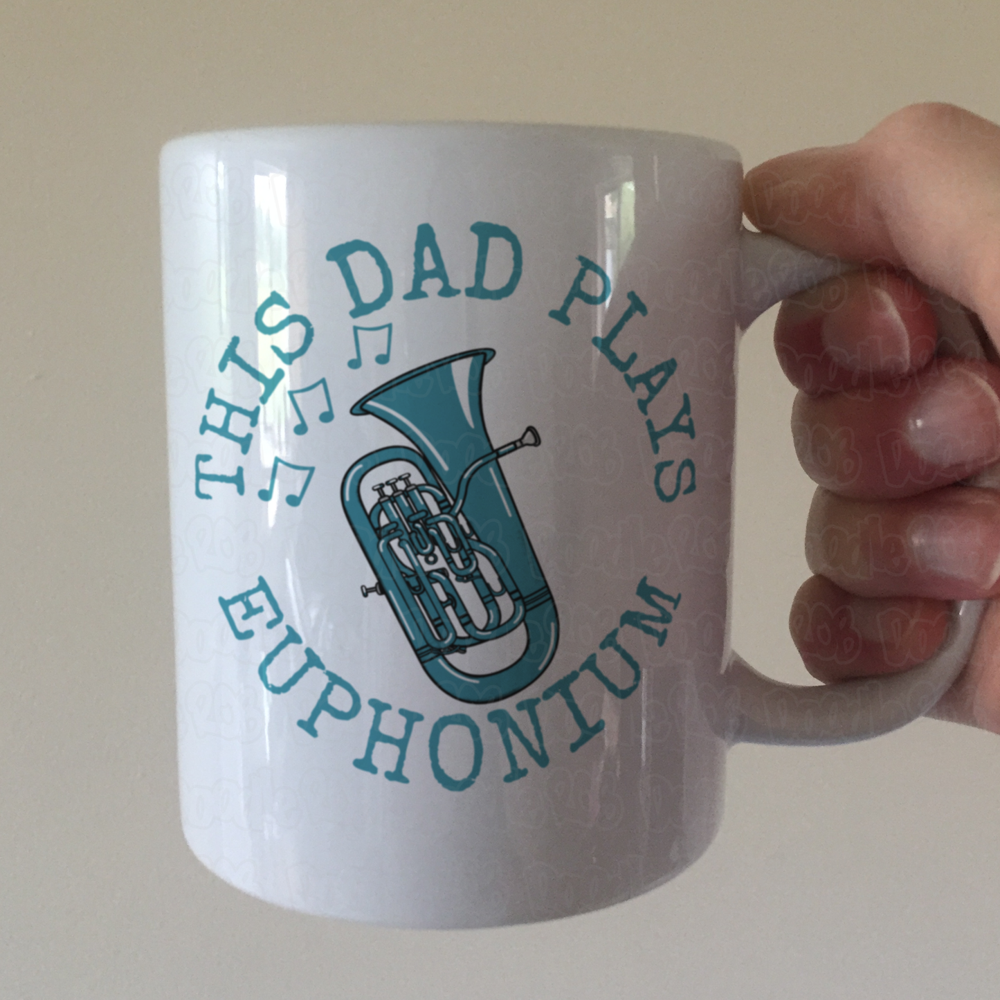 Euphonium Father's Day Mug - This Dad Plays Euphonium - Brass Musician Gift