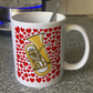 Euphonium With Hearts Mug - Gift For Euphoniumist - Brass Musician Valentines Anniversary Gift