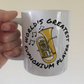 Euphonium Mug - World's Greatest Euphonium Player - Brass Musician Gift