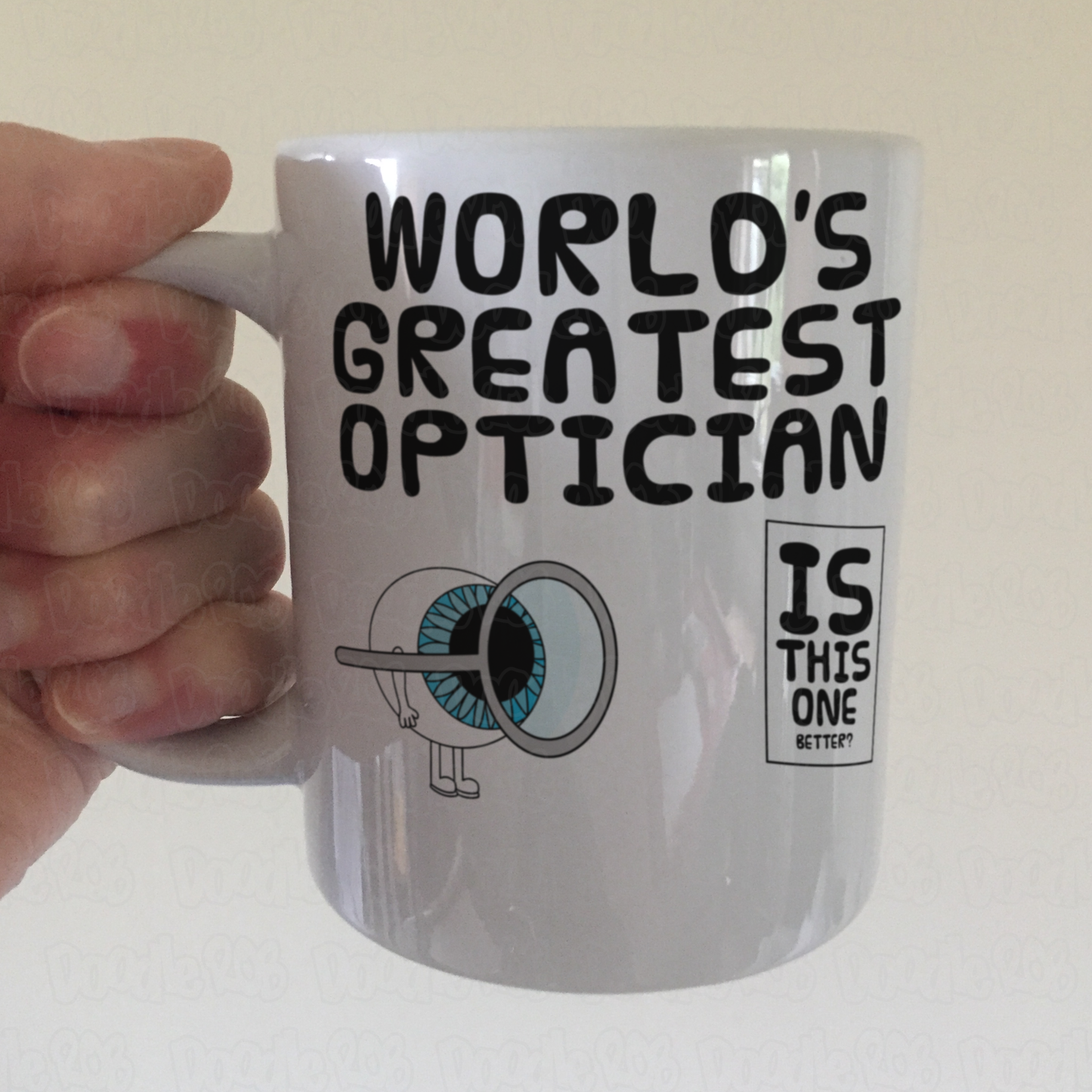 Funny Optician Mug - World's Greatest Optician - Gift For Optometrist