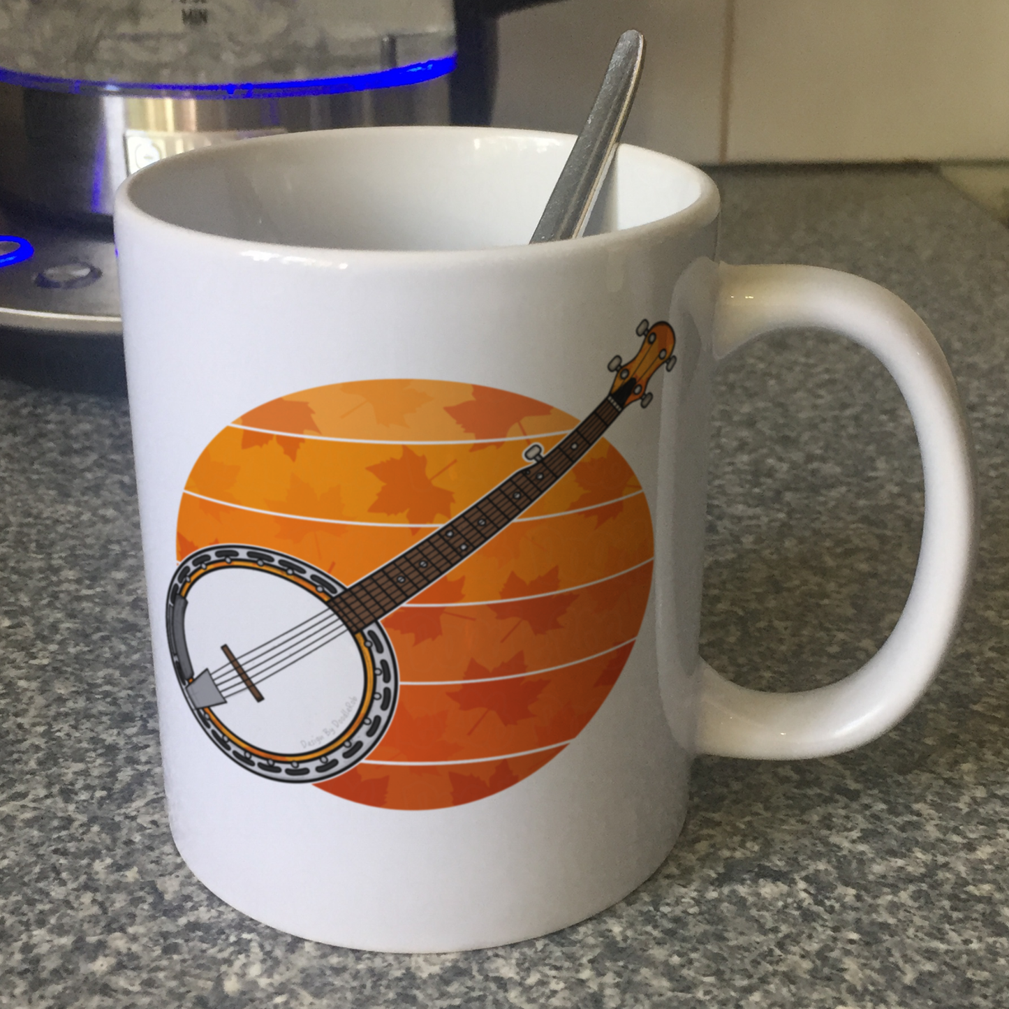 Autumn Banjo Mug - Banjo Teacher Mug - Folk Musician Gift