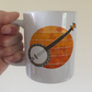 Autumn Banjo Mug - Banjo Teacher Mug - Folk Musician Gift
