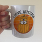 Autumn Cat Mug - Cat Pumpkin Mug - Autumn Gift For Her