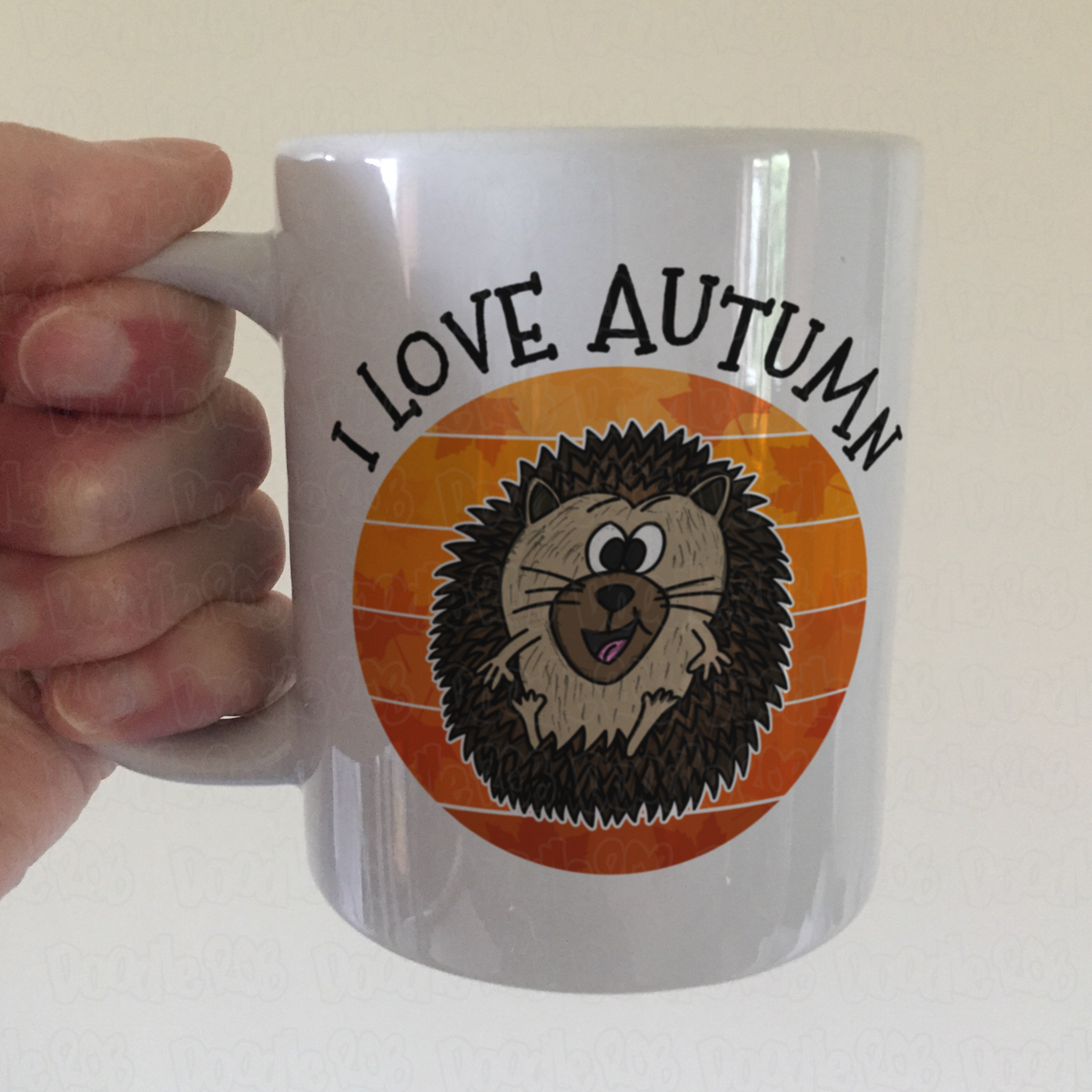 Autumn Hedgehog Mug - Nature Lover Mug - Autumn Gift For Her