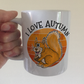 Autumn Squirrel Mug - Nature Lover Mug - Autumn Gift For Her
