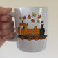 Autumn Train Mug - Steam Locomotive Mug - Railway Enthusiast Gift