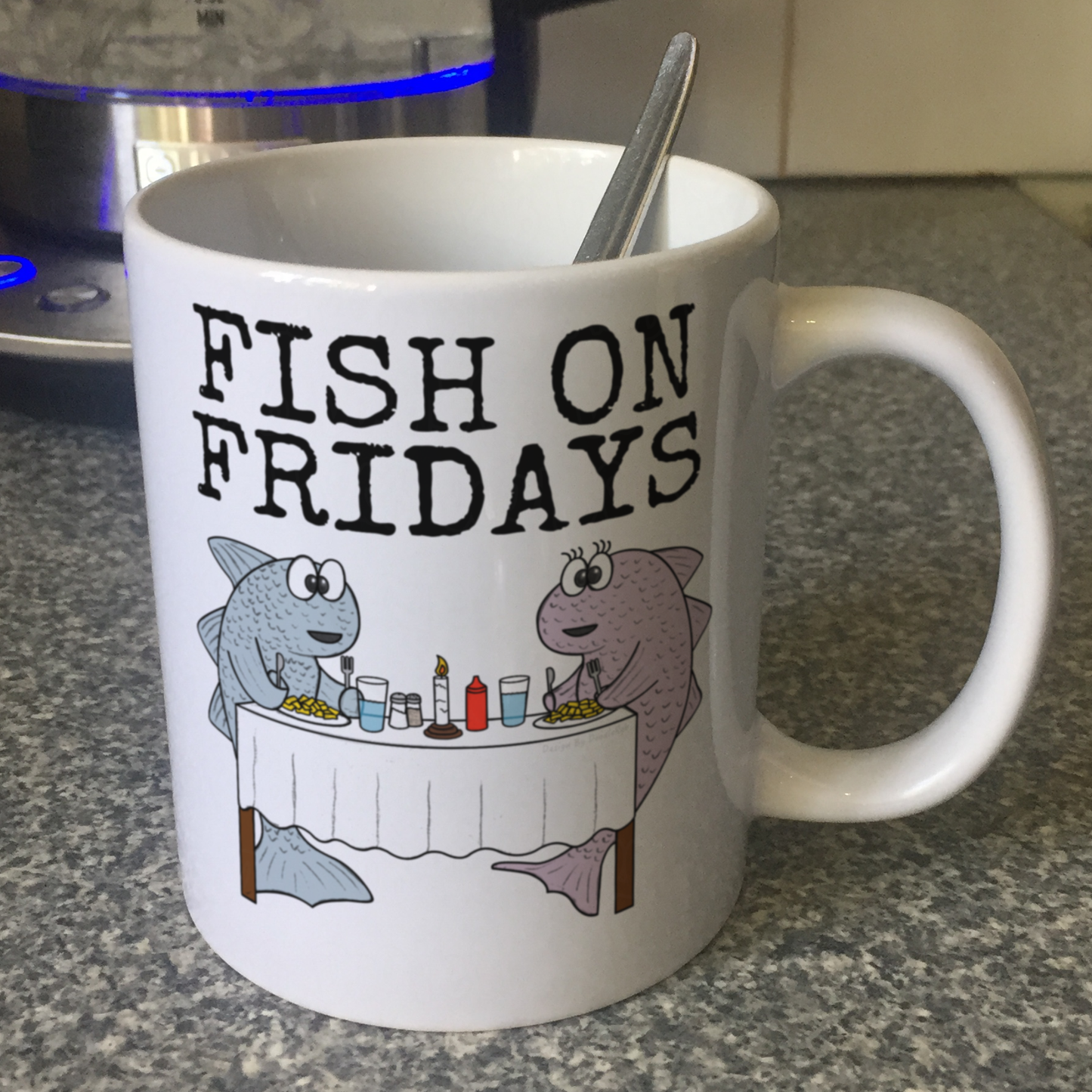 Funny Fishing Mug - Fish On Fridays - Funny Gift For Chef - Gift For Fish And Chips Lover
